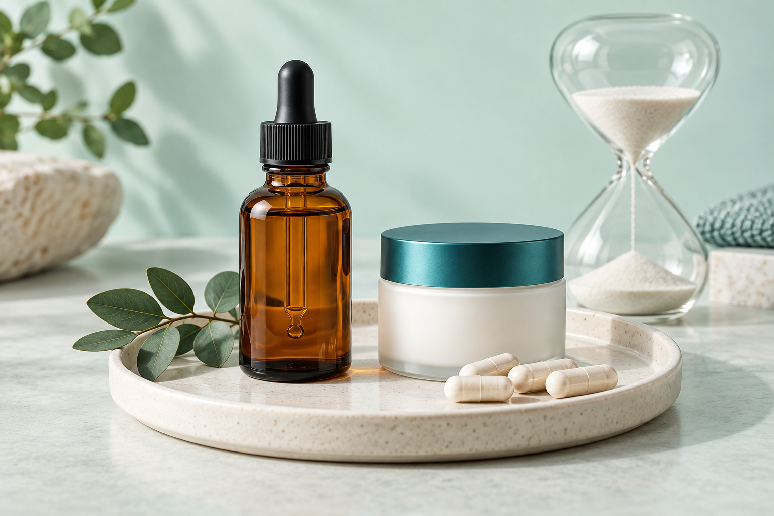 Illustrative wellness & longevity imagery